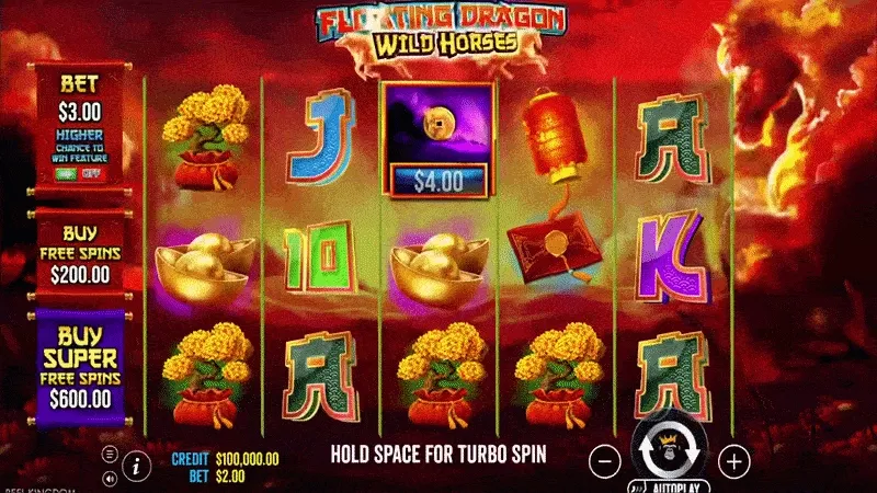 Floating Dragon Wild Horses